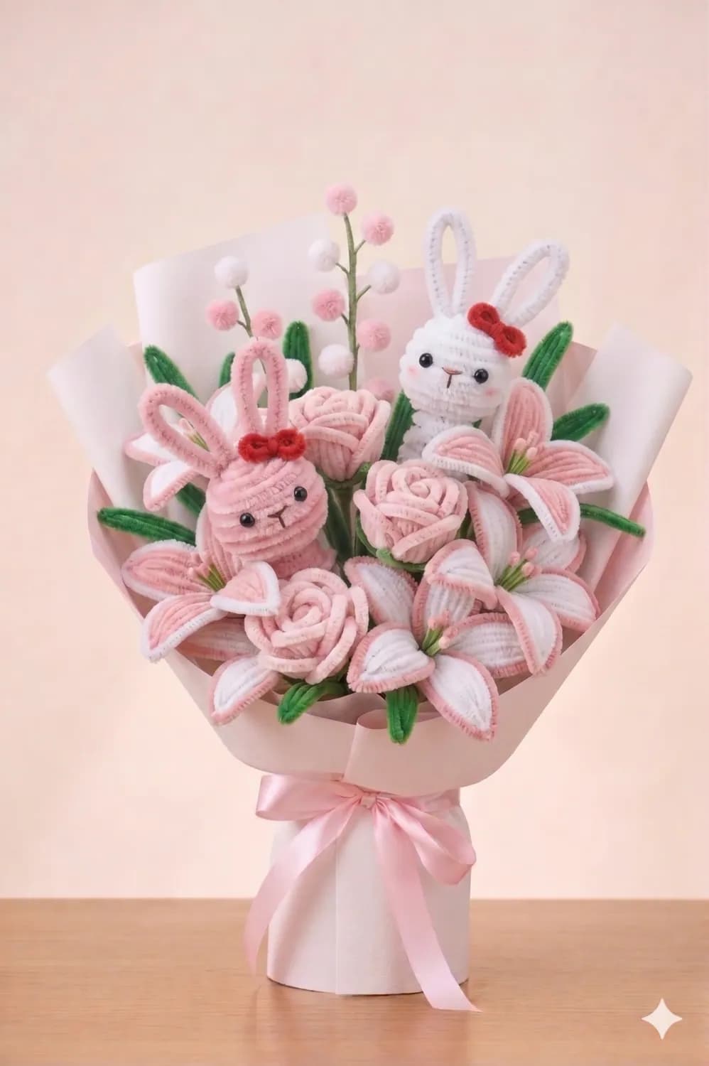 Conejitos entre Rosas