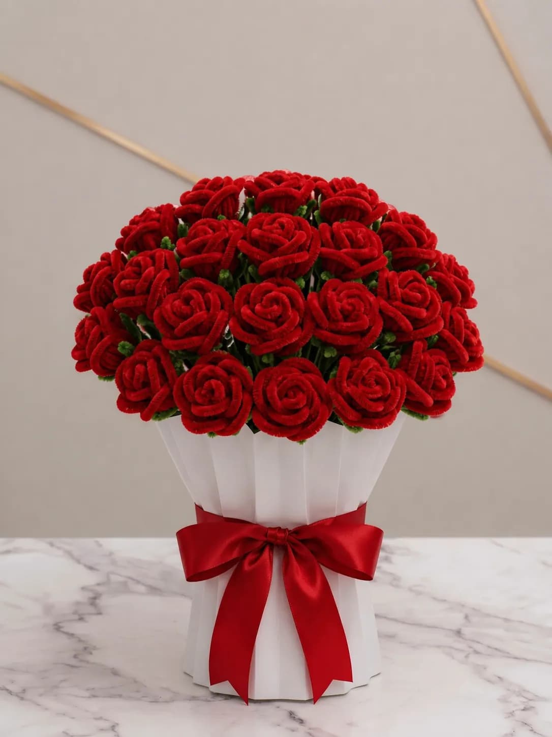 Rosas Rojas Corrugadas